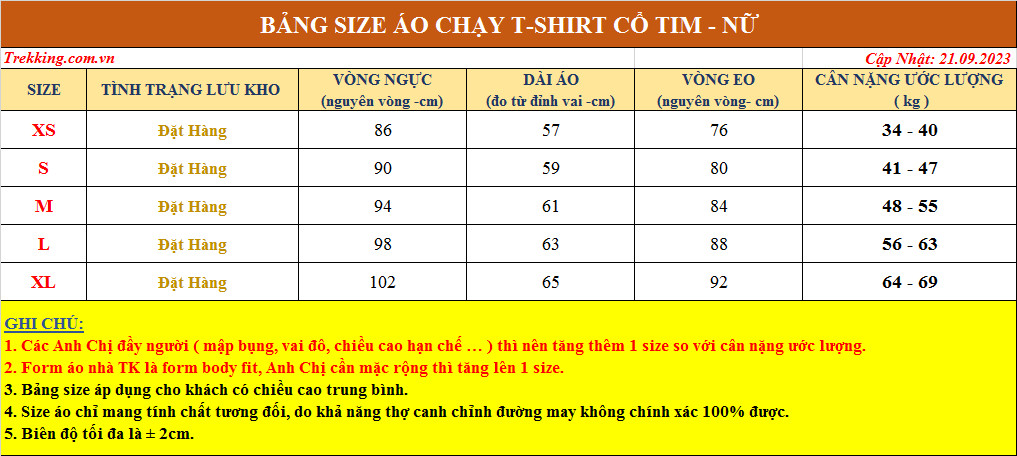 2711 Size T-shirt Co Tim Nu